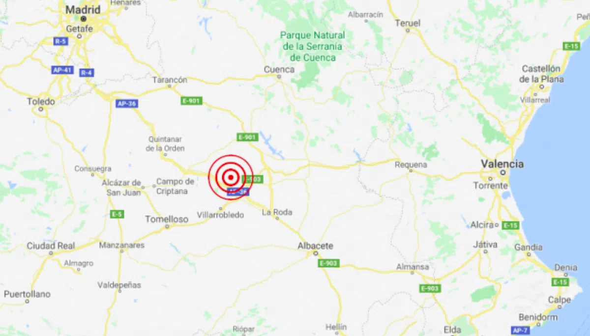 В Испании произошло землетрясение силой 3,1 балла