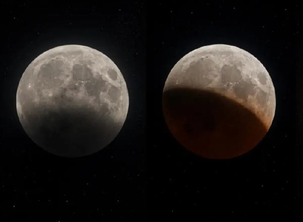 Сегодня ночью в Испании можно увидеть частичное лунное затмение 🌓